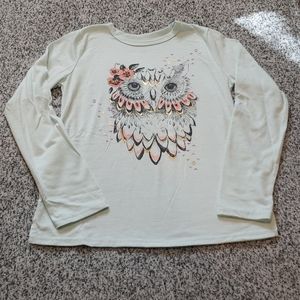 Mudd Girls Owl Mint Color Tee - Adorable